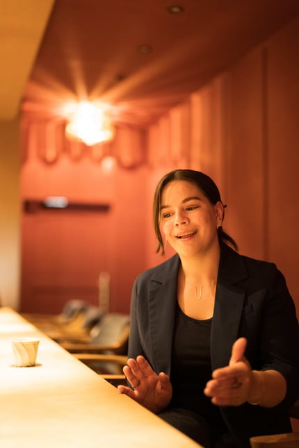 Julia Momosé, owner-bartender at bar kumiko